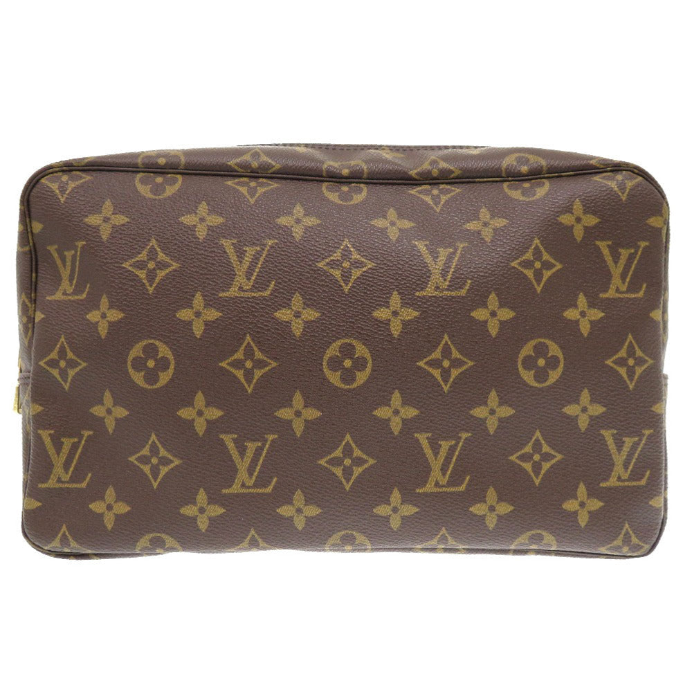 LOUIS VUITTON business bag M47522 Monogram canvas Brown Monogram Truth Cracking Ty 28 mens Used