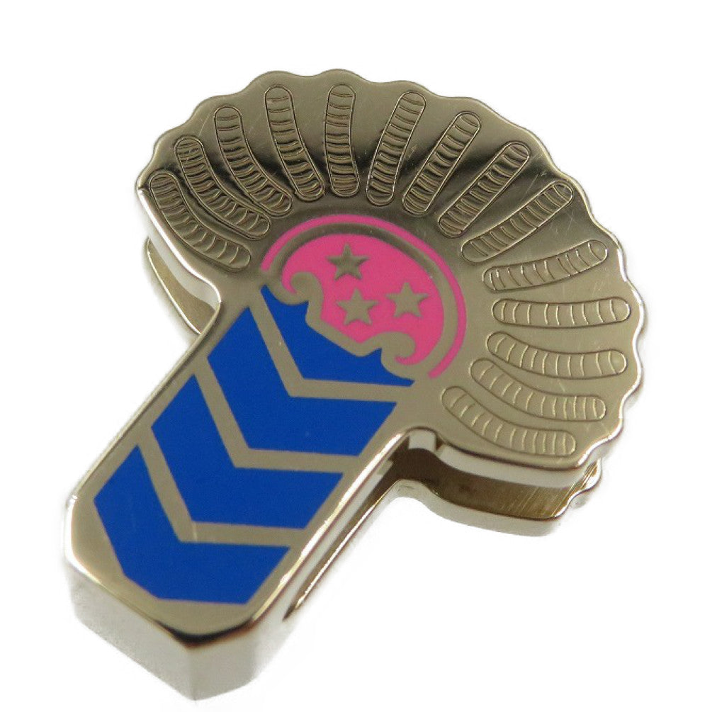 HERMES Scarf ring metal gold Twilly Ring Epaulette