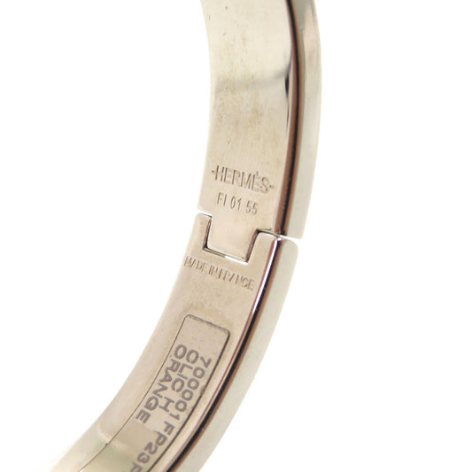 HERMES Bangle metal Orange Click crack PM Women Used