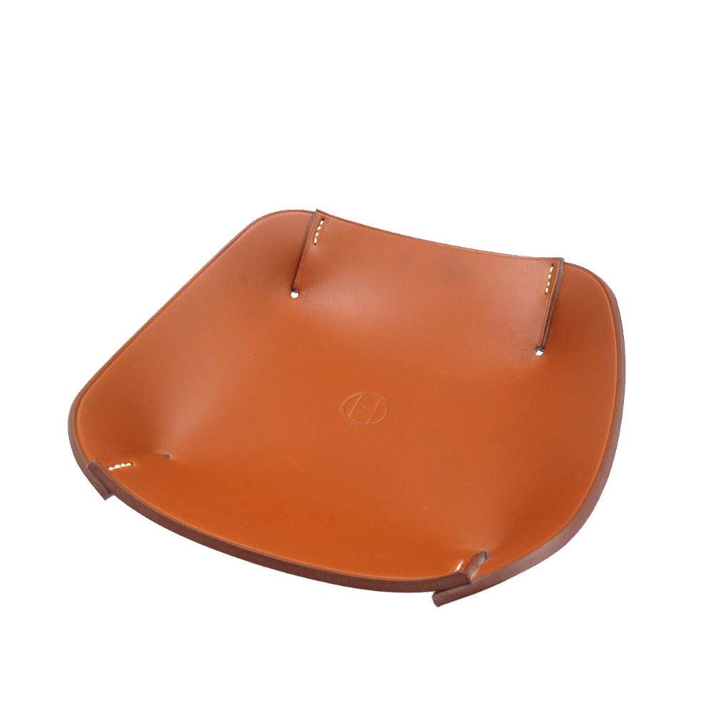 HERMES Other accessories H311987M leather Brown Tray Accessory Case Pre-H