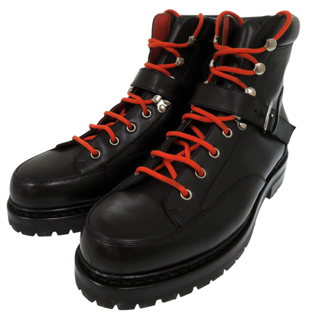 HERMES boots 132251ZH leather black 39