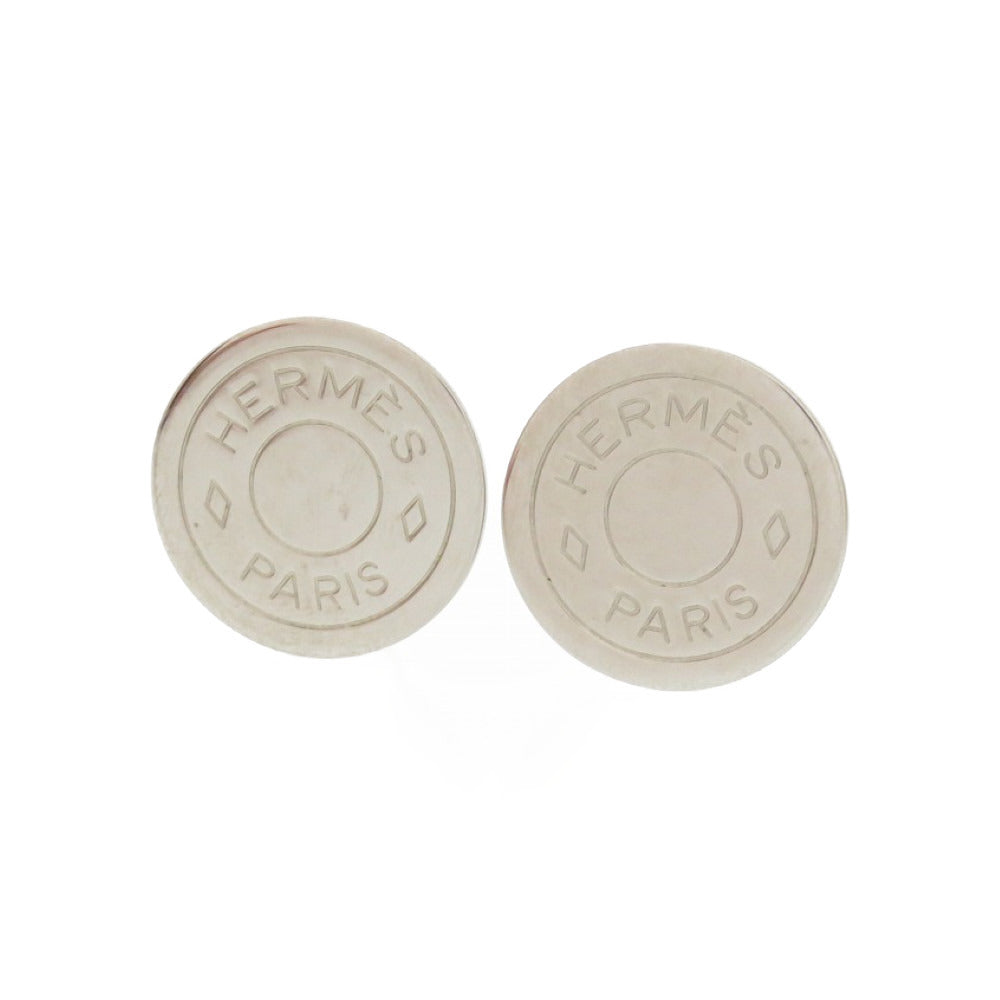 HERMES Earring metal Silver Serie