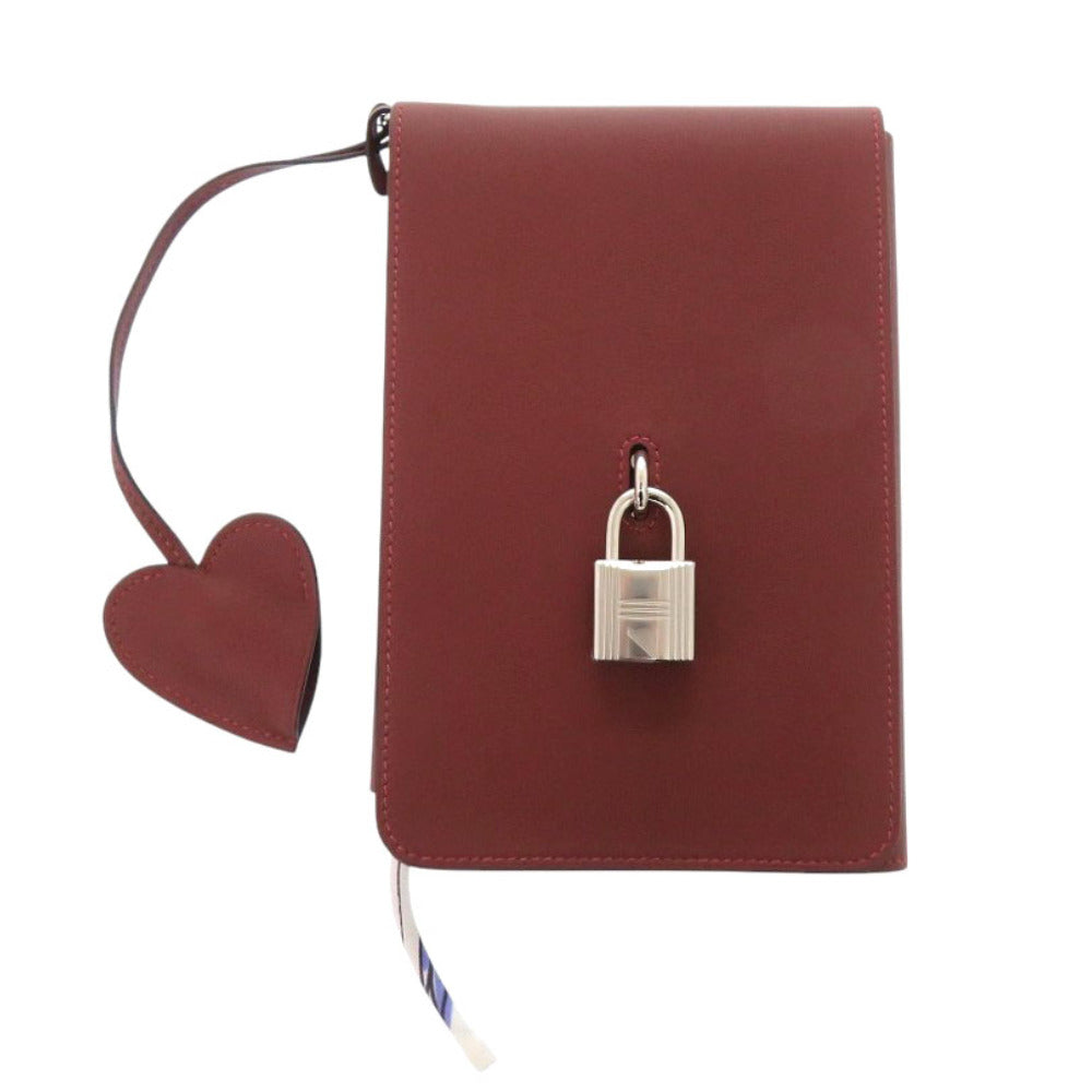 HERMES Notebook Vaux Swift Rouge ash Carne Secret