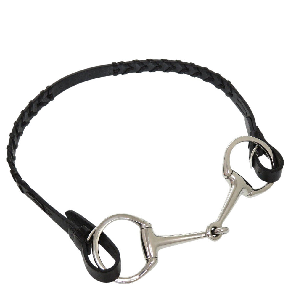HERMES belt Vaux Swift black Horsebit Buckle 90