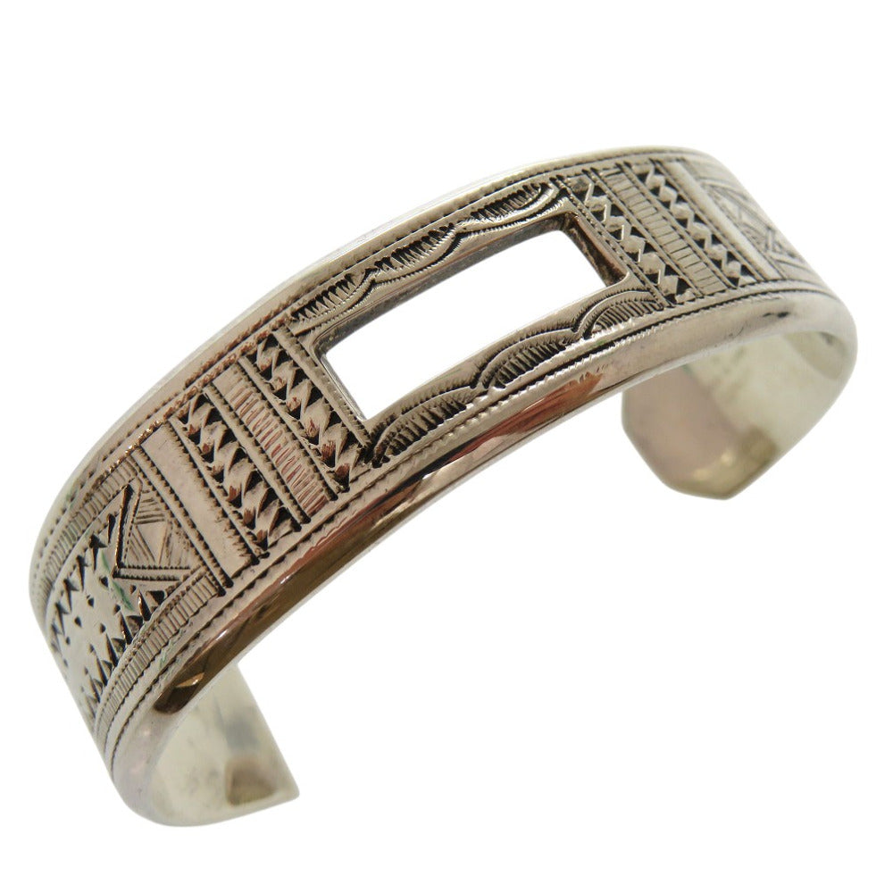 HERMES Bangle Silver925 Silver T5