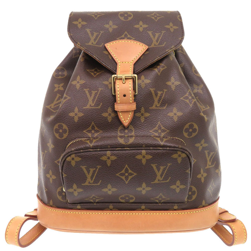 LOUIS VUITTON Backpack M51136 Monogram canvas Brown Monogram MontsourisMM