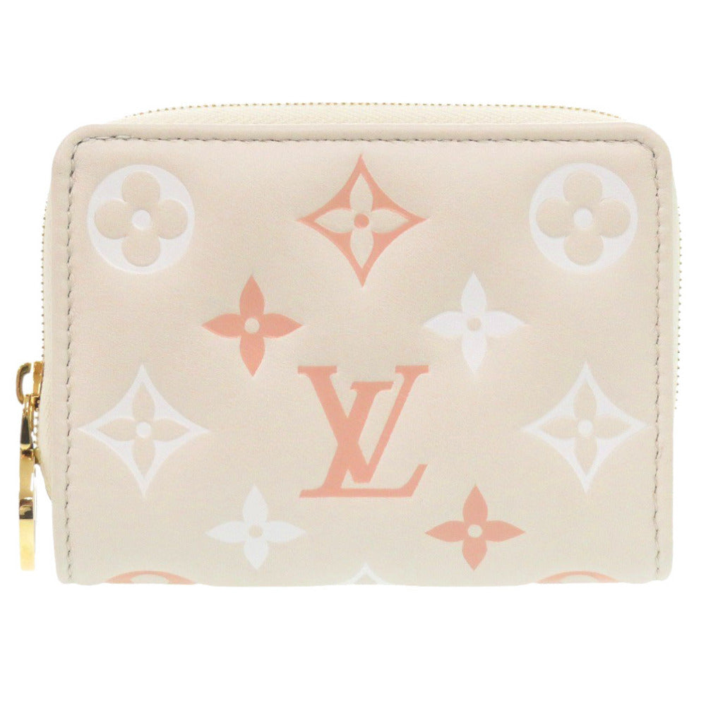LOUIS VUITTON Bifold Wallet M82291 leather beige Monogram Portefeuille Lou