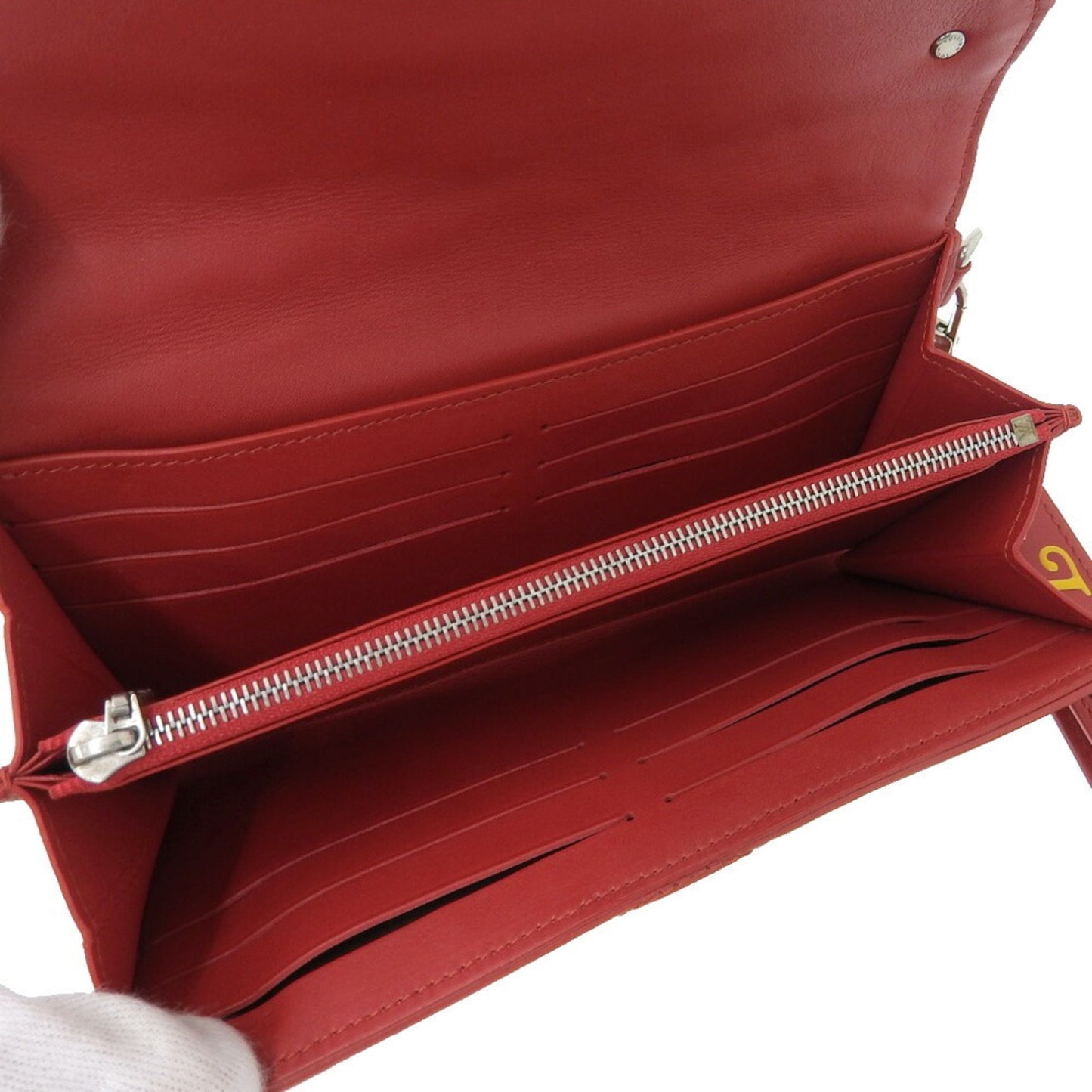 Louis Vuitton Leather Long Wallet (Bi-Fold)
