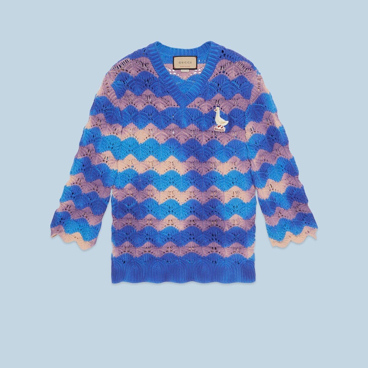 Gucci Tie Dye Knit Cotton Sweater