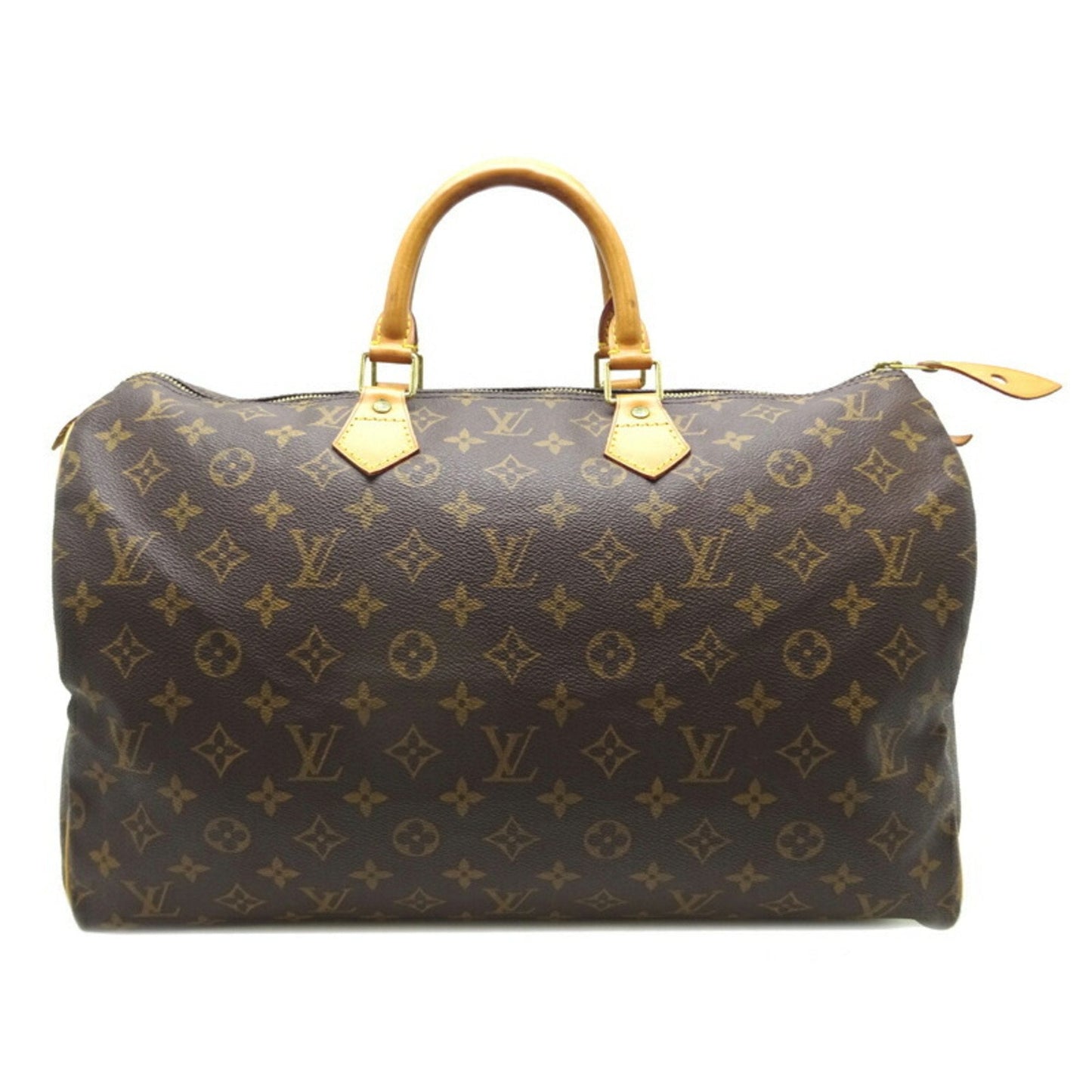 Louis Vuitton Brown Canvas Speedy 40 travel bag