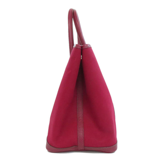 HERMES Tote Bag Towar Officche Red Garden party PM Women Used