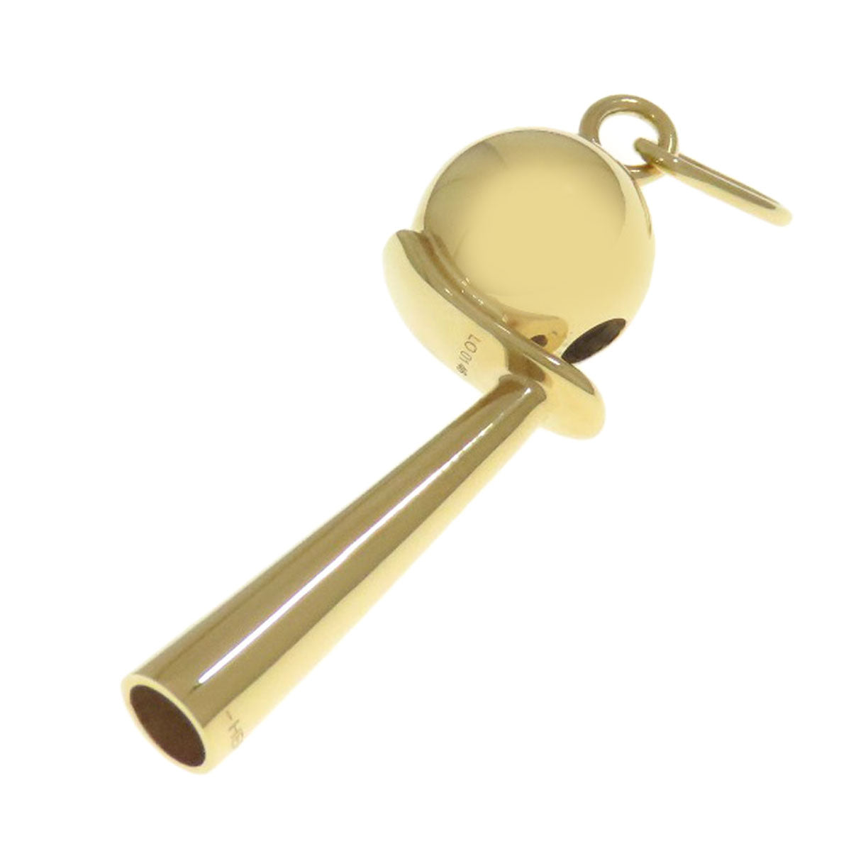 HERMES Pendant top Gold Plated gold Shifure Women Used