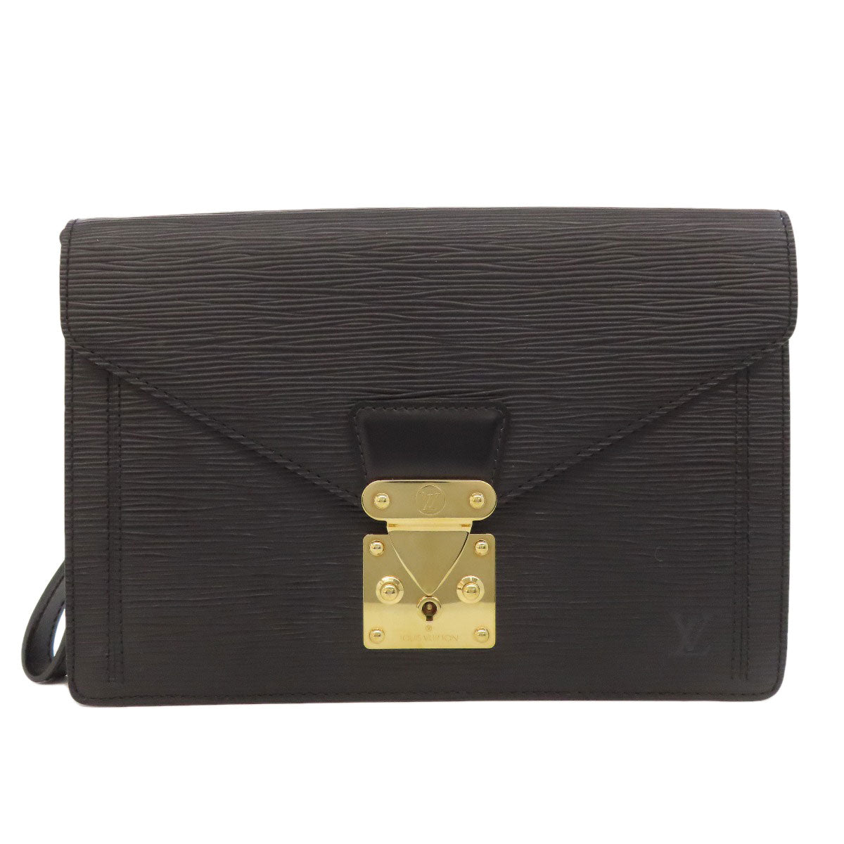 LOUIS VUITTON business bag M52612 Epi black Serie Dragonne mens Used