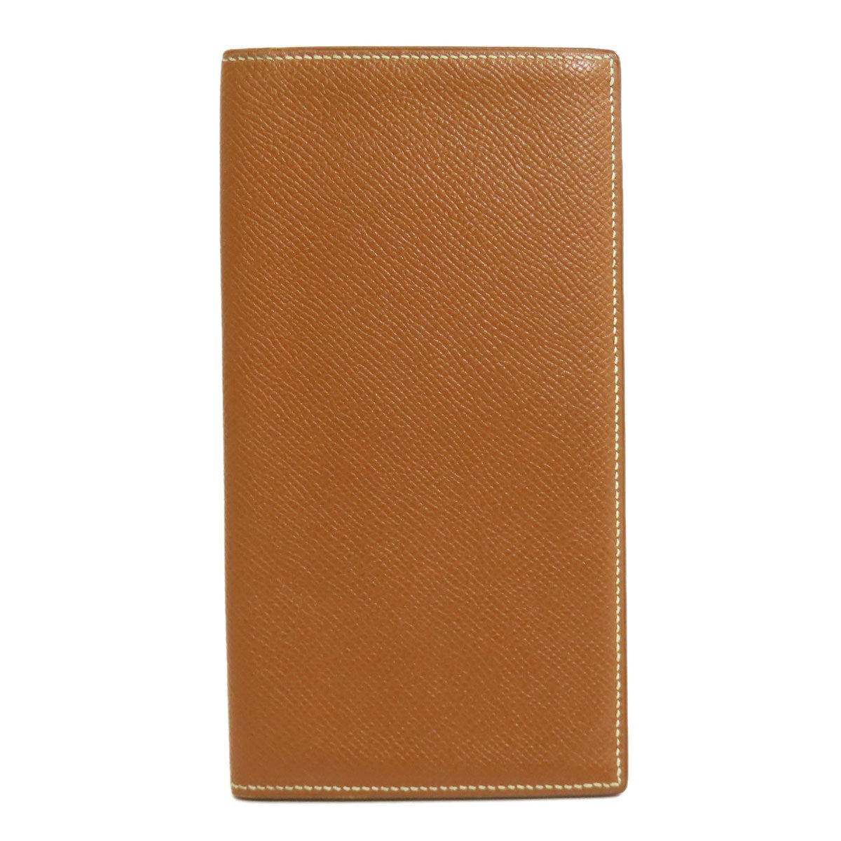 HERMES Long Wallet Purse Epsom gold Fleming Gold