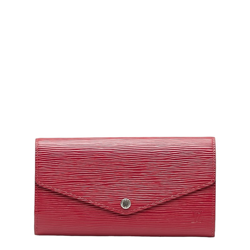Louis Vuitton Epic Portfolio Sarah Long Wallet M60580 Fushai Pink Leather Louis Vuitton