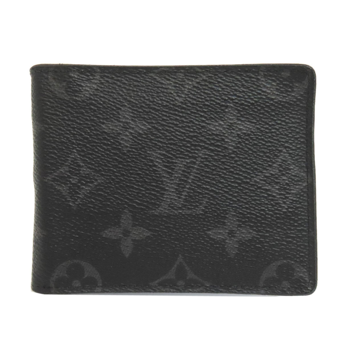 LOUIS VUITTON Bifold Wallet M62480 Monogram Eclipse black Portefeuille pans mens Used