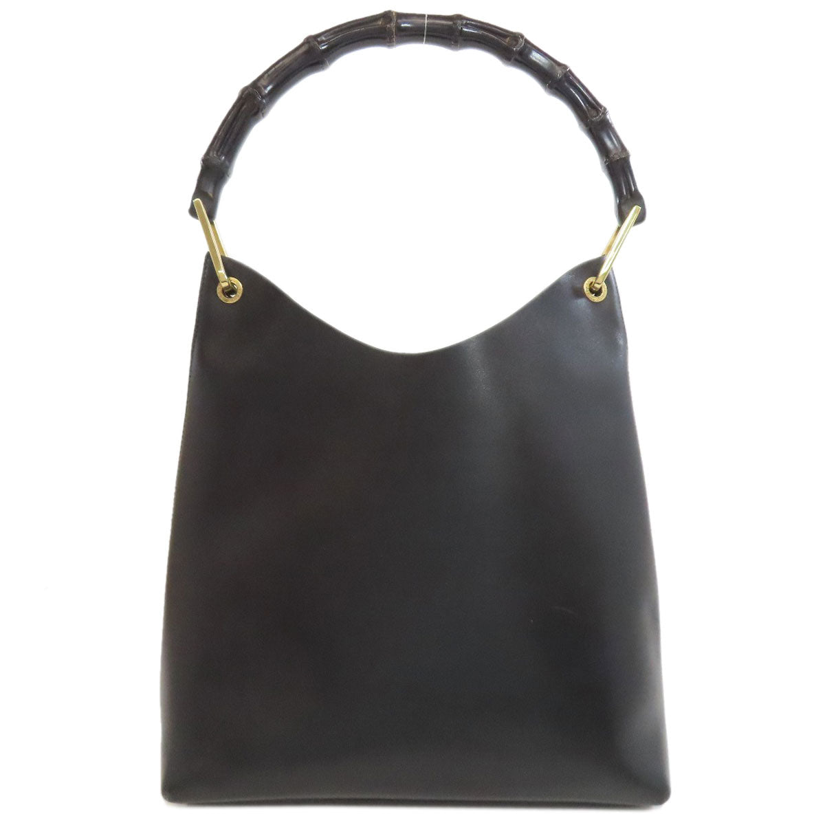 GUCCI Handbag 001・2058・1880・0 leather black Bamboo