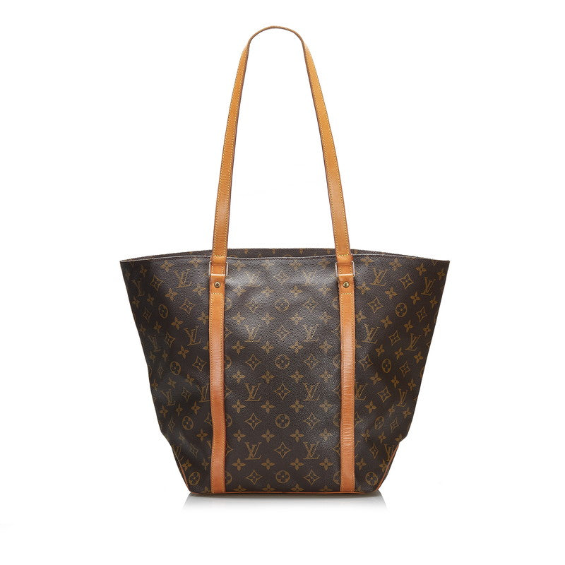 Louis Vuitton Brown Canvas SAC SHOPPING handbag bag