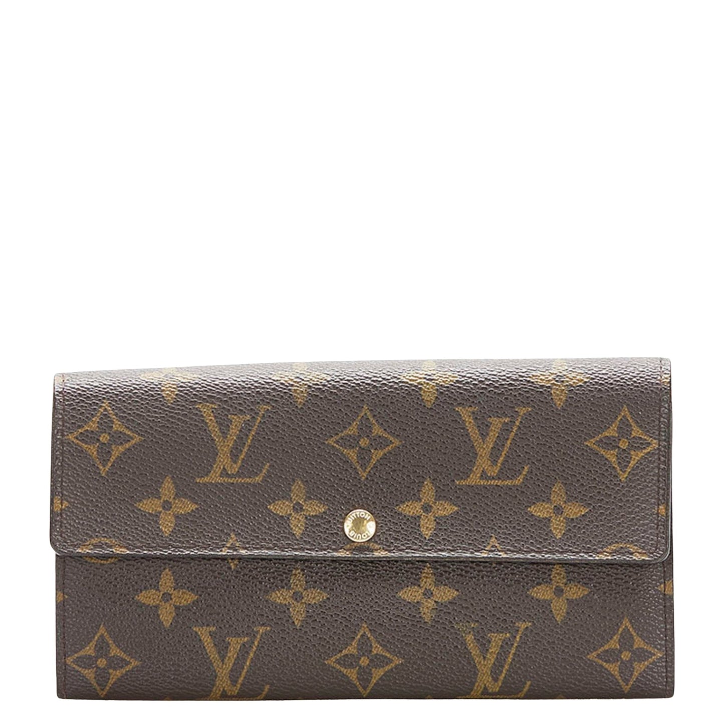 Louis Vuitton Brown Canvas Sarah wallet accessories