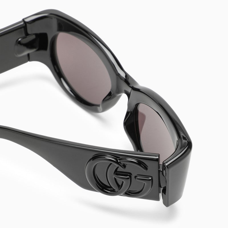 Gucci Oval Black Sunglasses Women