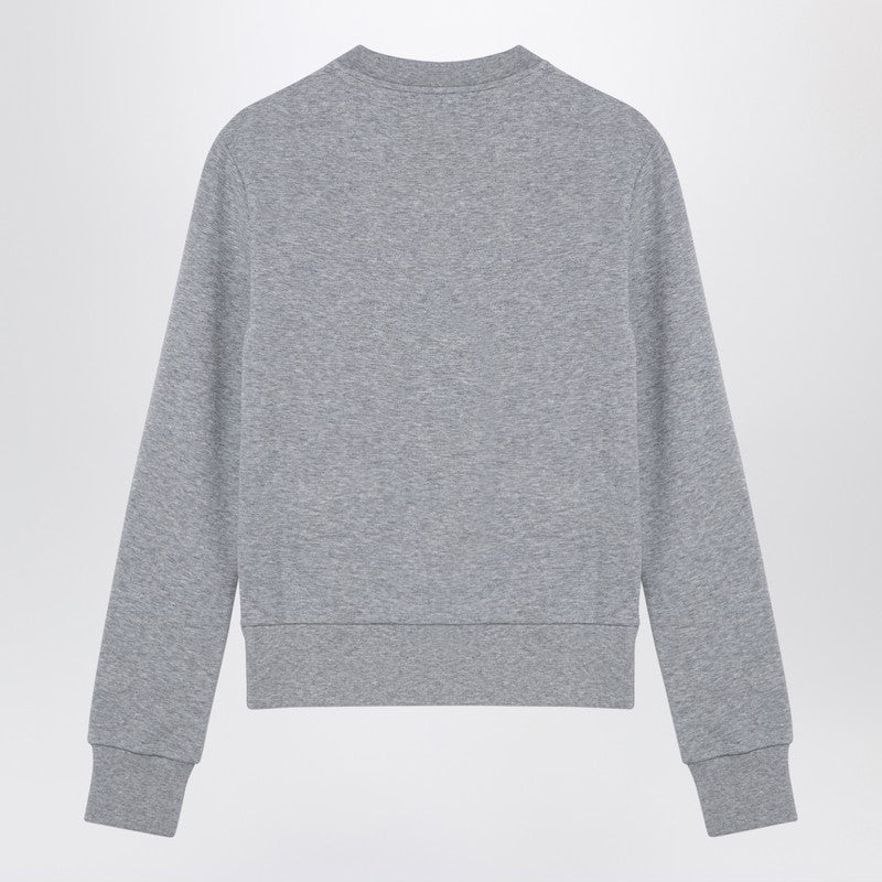 Gucci Grey Cotton Sweatshirt With Logo Women