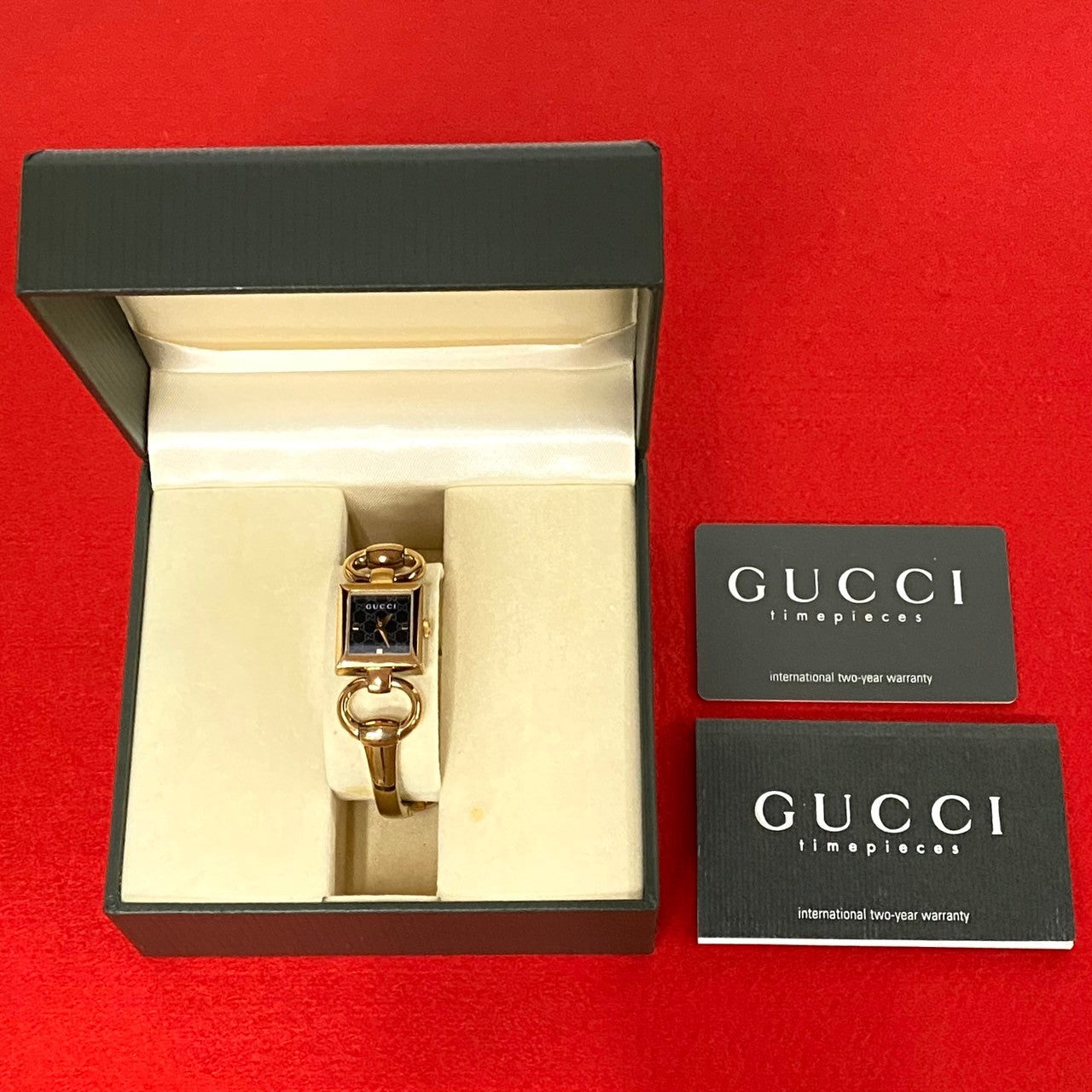 GUCCI Watches Stainless steel black Tornavoni gold dial