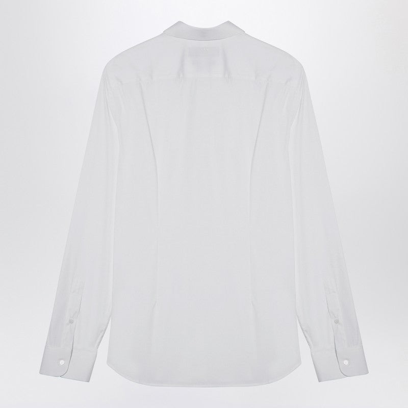 Gucci White Stretch Cotton Poplin Shirt Men