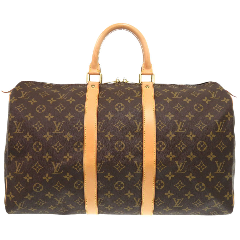LOUIS VUITTON Boston Duffel bag M41428 Monogram canvas Brown Monogram Keepall 45