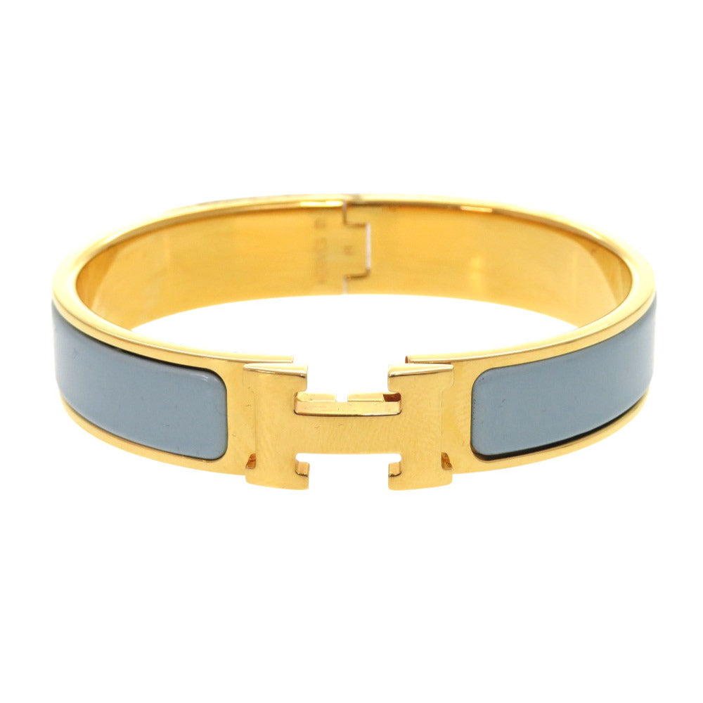 HERMES bracelet metal Blue Ciel Click H Click Clack PM