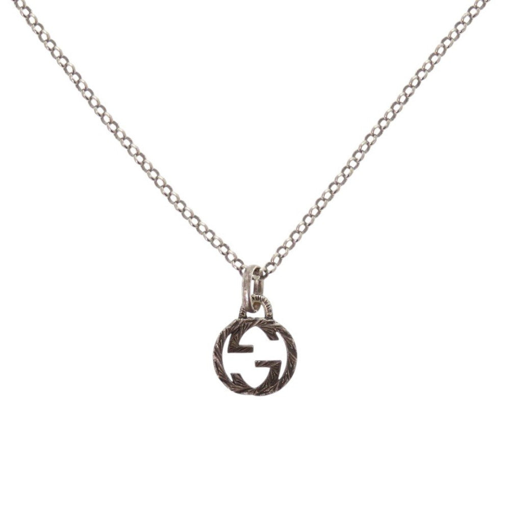 GUCCI Necklace Silver925 Silver Interlocking G