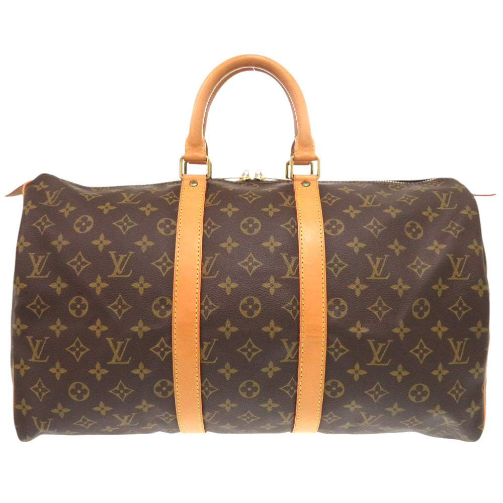 LOUIS VUITTON Boston Duffel bag M41428 Monogram canvas Brown Monogram Keepall 45