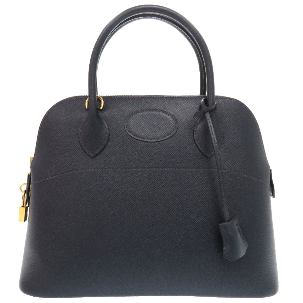 HERMES Handbag Courchevel Navy Bored 31