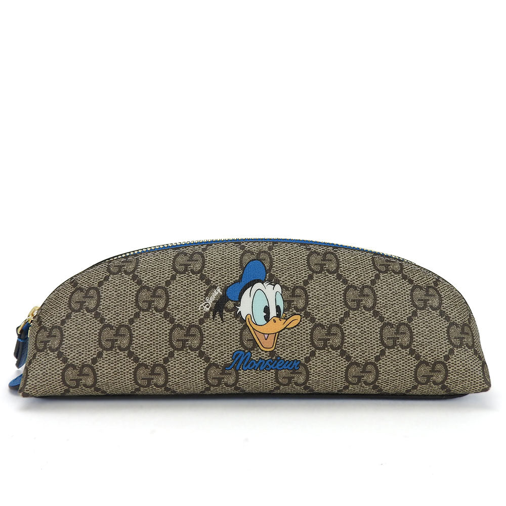 GUCCI pencil case 662129 PVC beige GG Supreme unisex(Unisex) Used