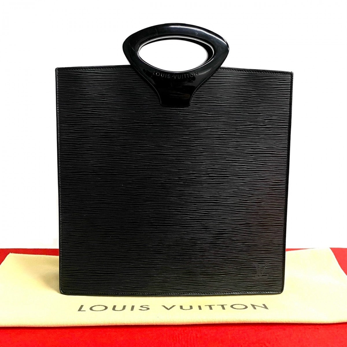 LOUIS VUITTON Handbag leather black Epi Ombre Women Used