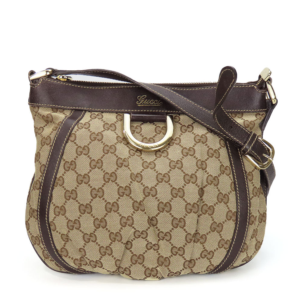 GUCCI Shoulder Bag 203257 GG canvas beige Abbey unisex(Unisex) Used
