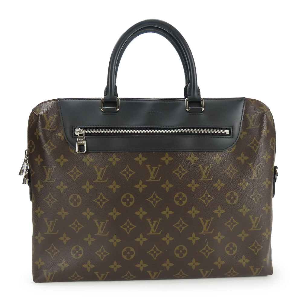 LOUIS VUITTON Business bag M54019 Monogram macacer Brown Porte Documan Jules PDJNM mens Used
