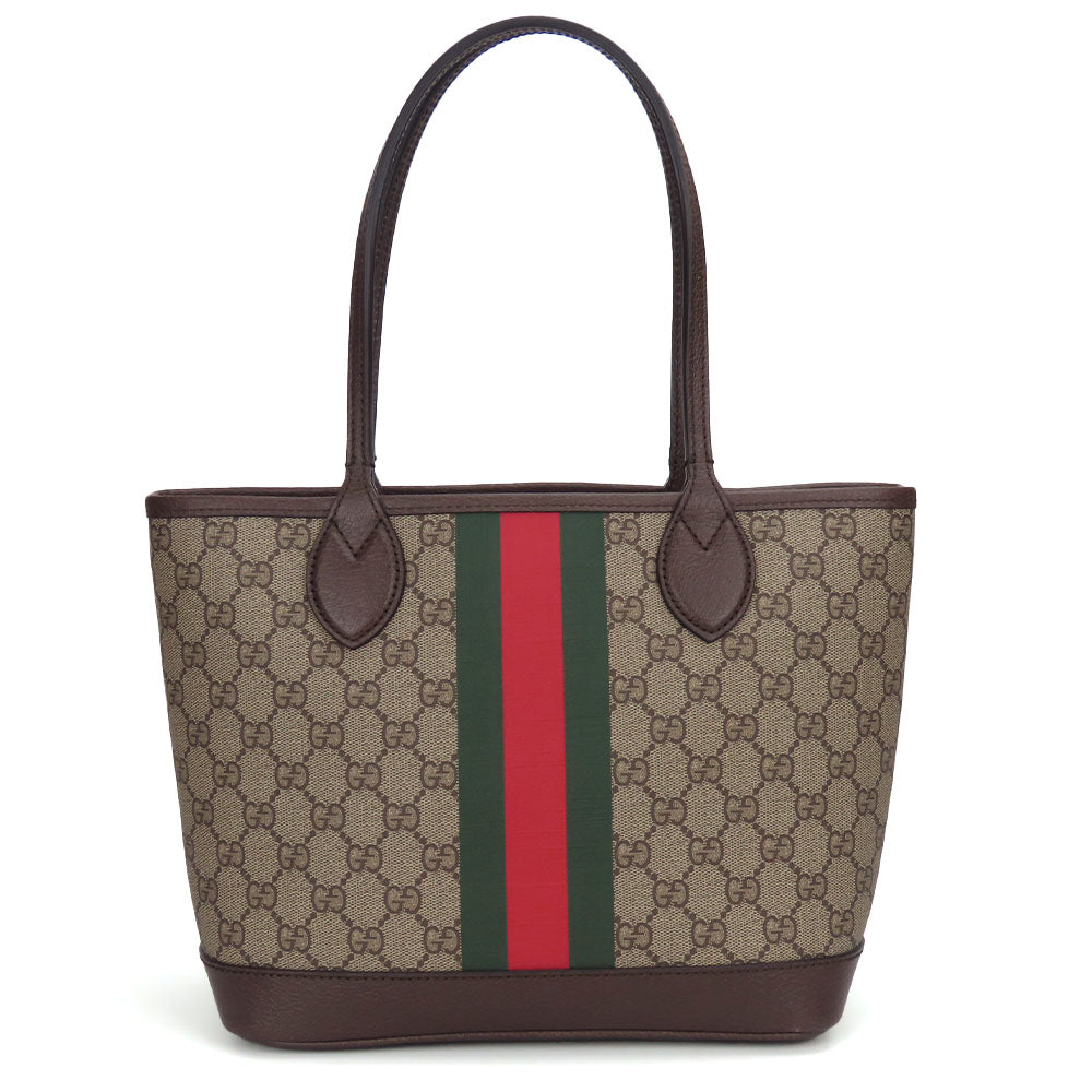 GUCCI Tote Bag 726762 GG Supreme Canvas beige Sherry line Ofidia Women Used
