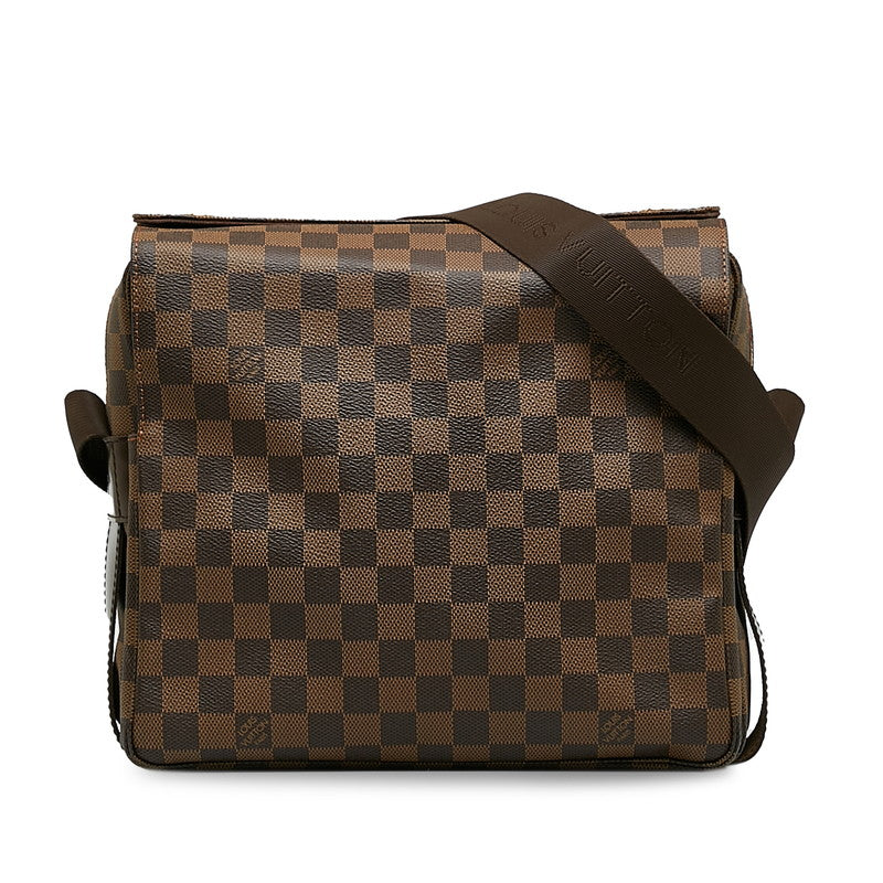 Louis Vuitton Damiere Naviglio N45255 Brown PVC Leather Louis Vuitton