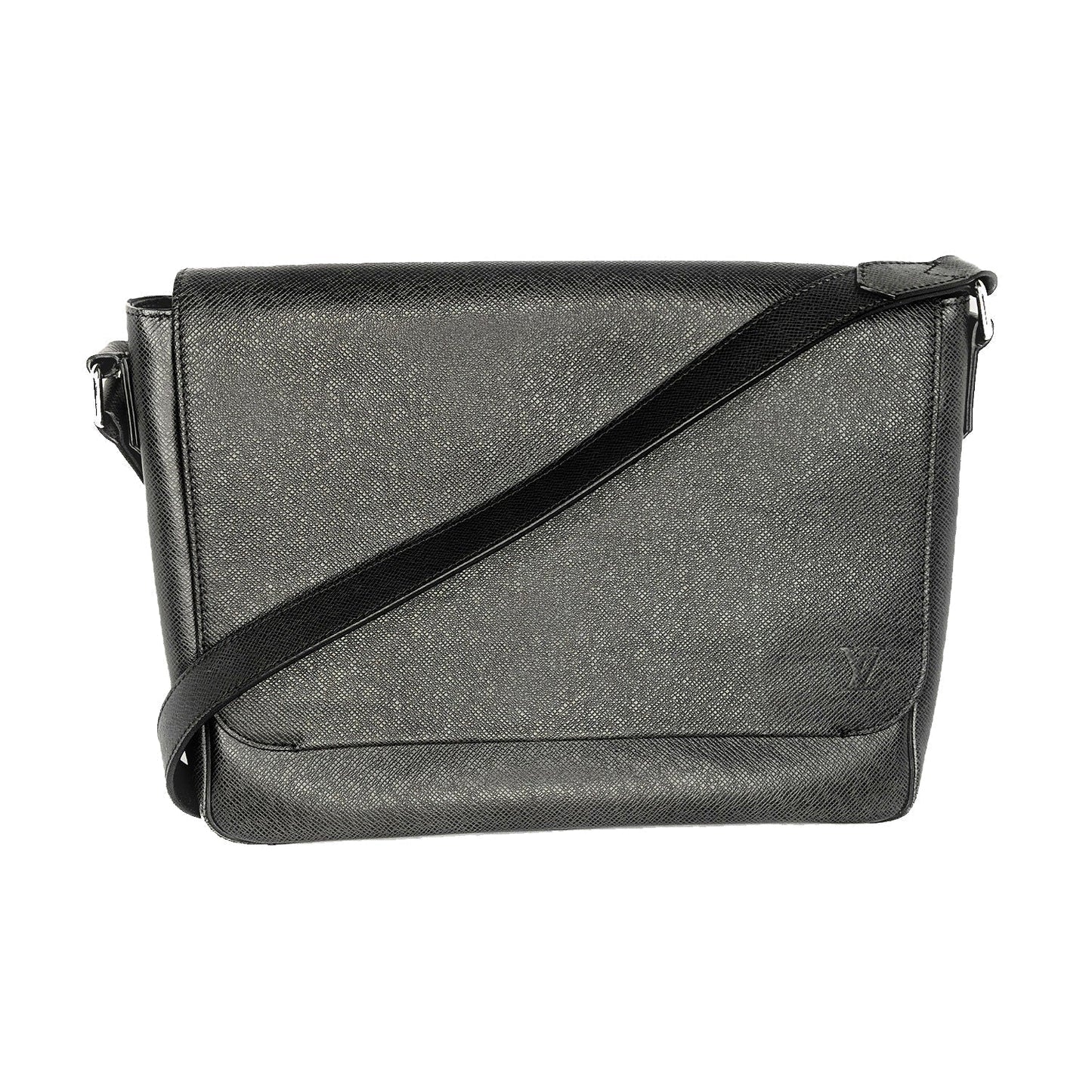 Louis Vuitton Ardoise Taiga Leather Roman MM Messenger Bag
