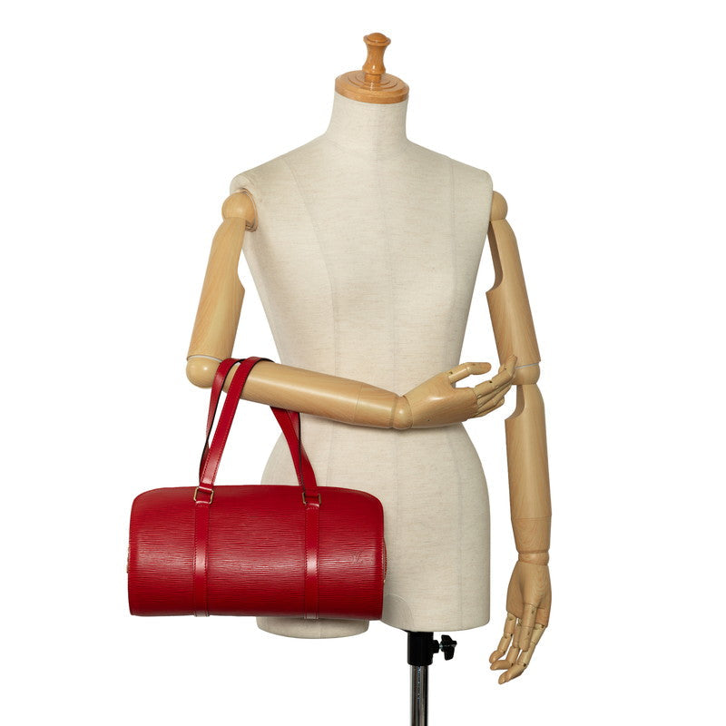 Louis Vuitton Epi Suffro Handbag M52227 Castilian Red Leather Louis Vuitton