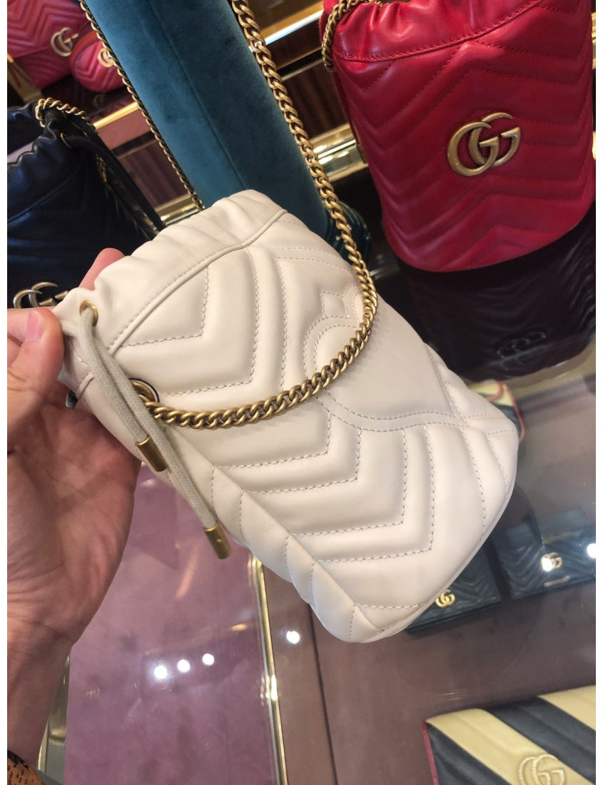 Gucci GG Marmont Collection Mini Bucket Bag