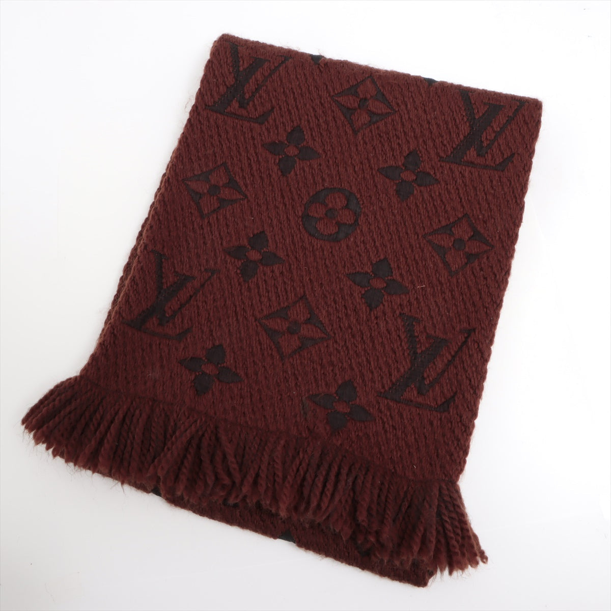 Louis Vuitton Logomania Brown Scarf