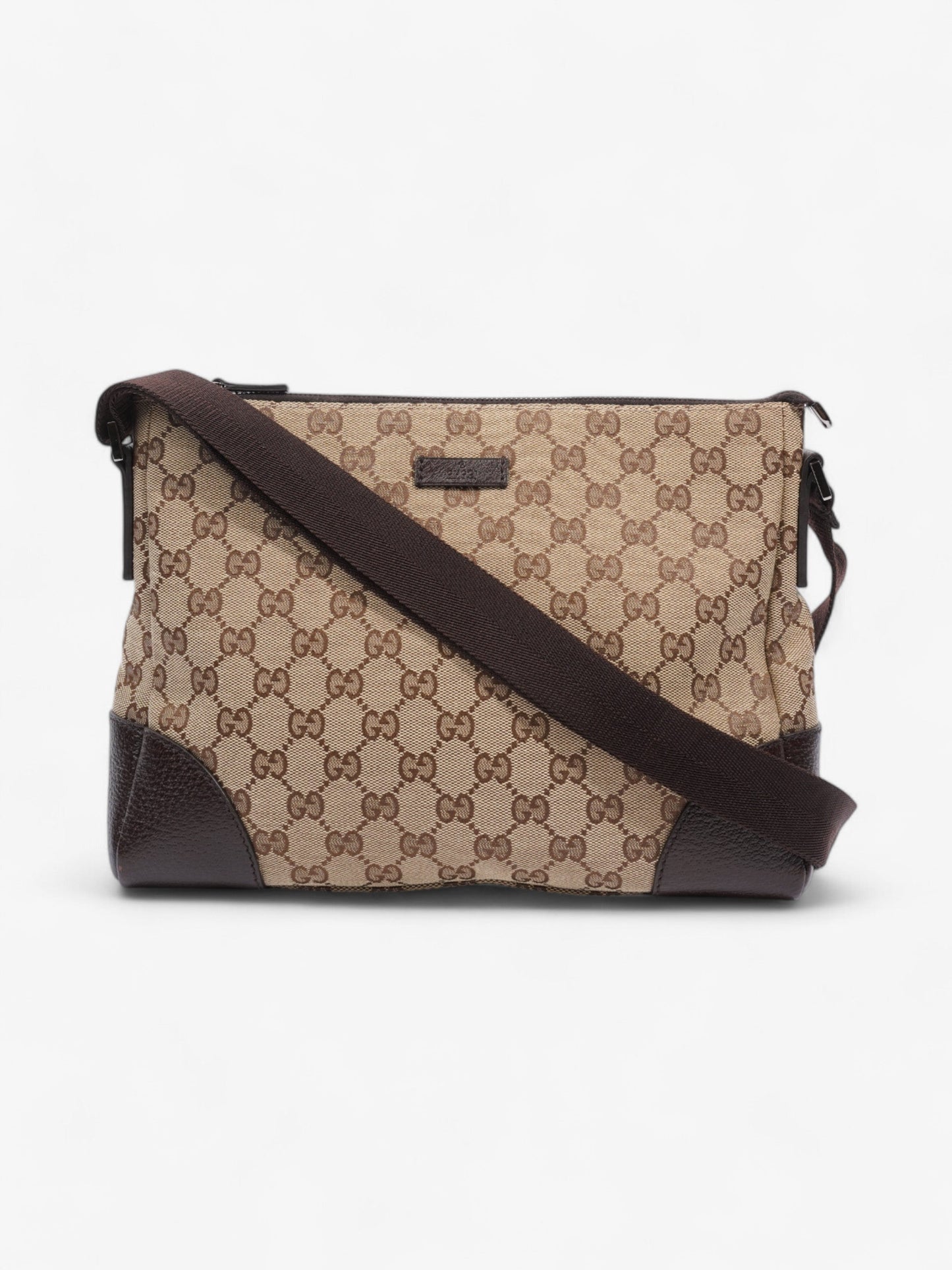 Gucci GG Canvas Messenger Brown Canvas