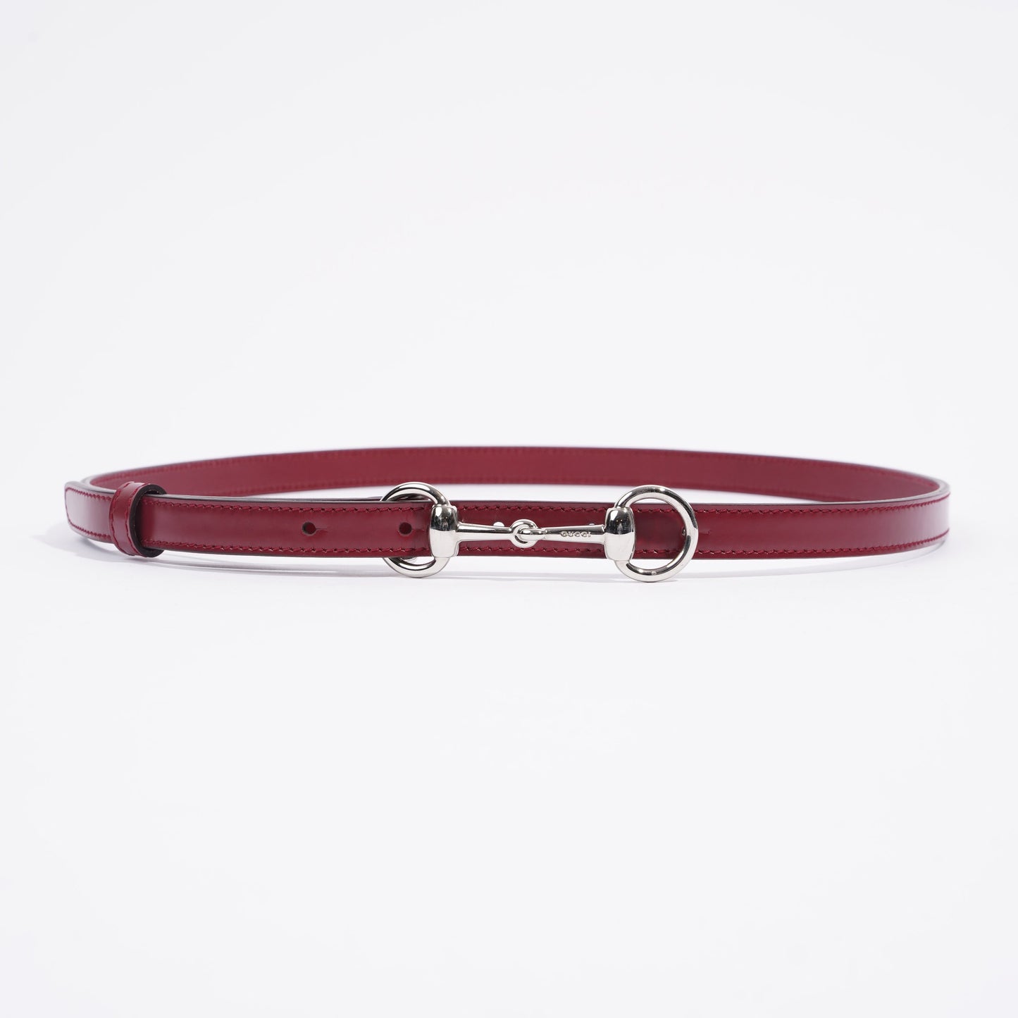 Gucci Horsebit Belt Burgundy Leather 38"