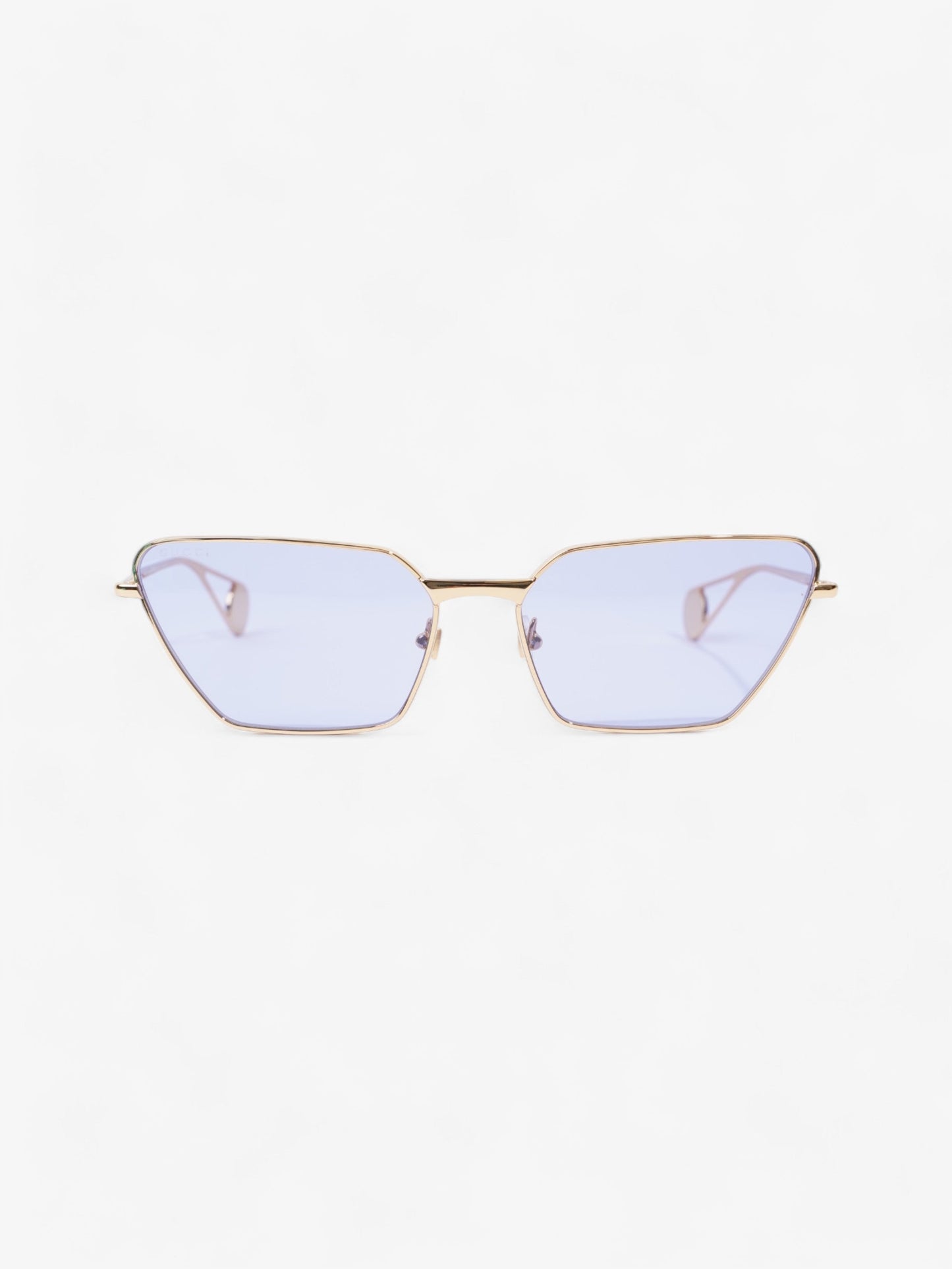 Gucci Cat-Eye Frame Blue / Gold Acetate 140mm
