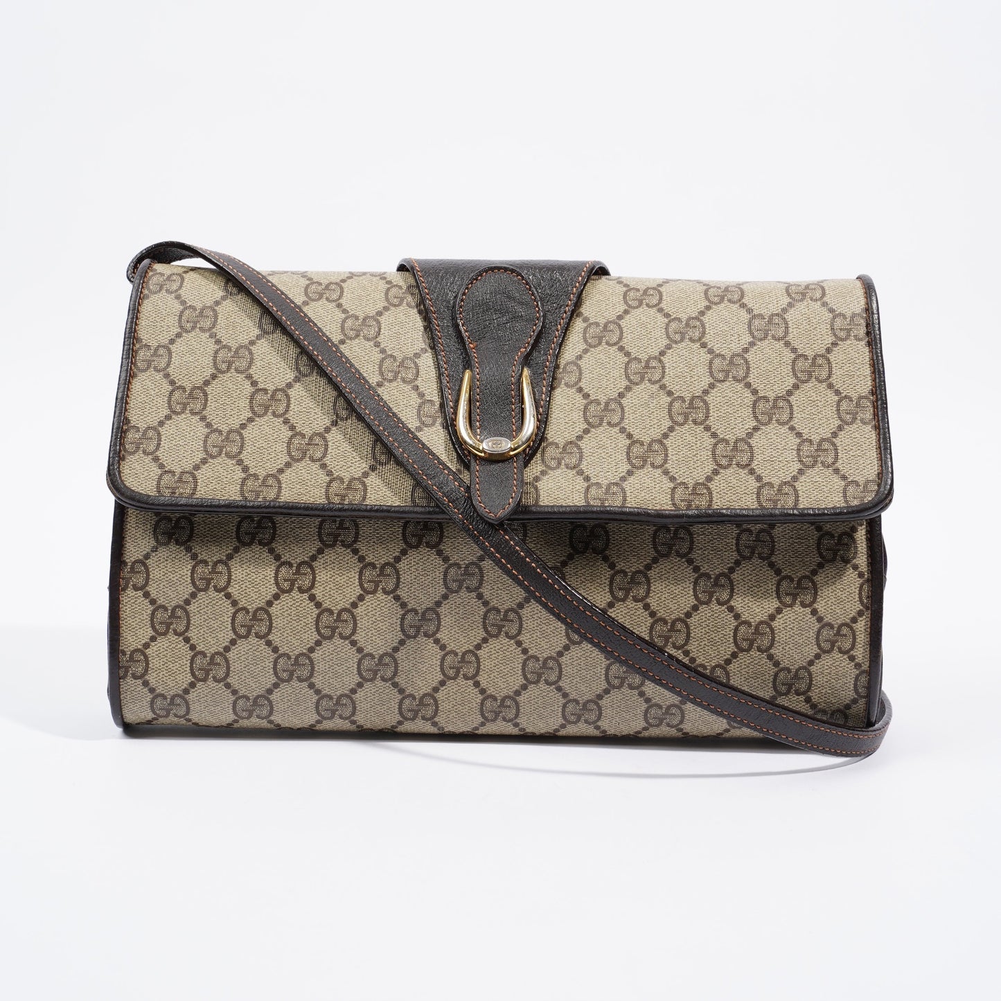 Gucci Clutch Shoulder Bag Supreme Canvas