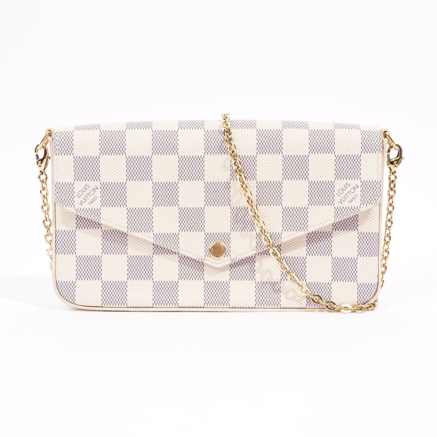 Louis Vuitton Felicie Pochette Damier Azur Canvas