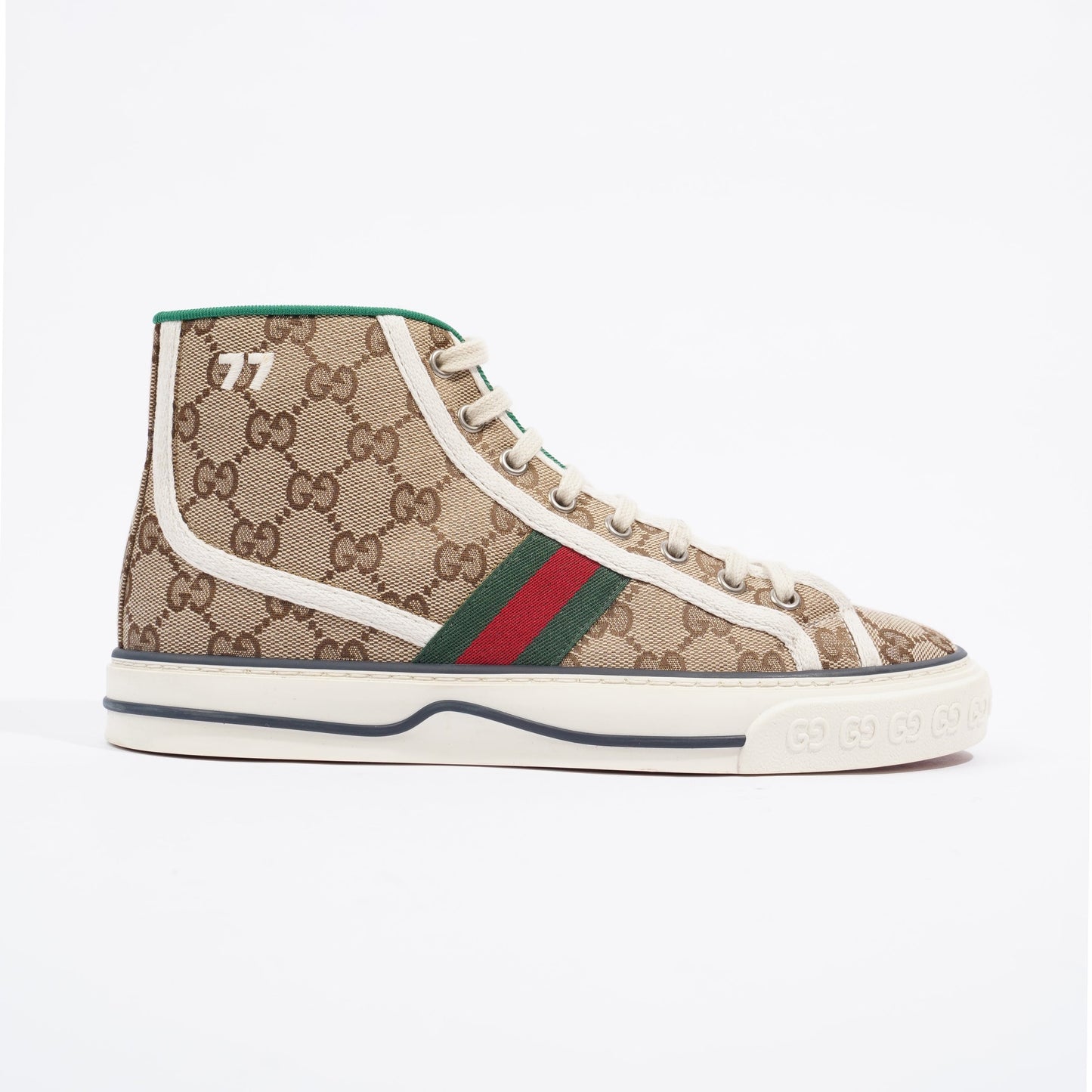 Gucci Tennis 1997 High Top Sneaker Supreme / Red / Green EU 38 / UK 5