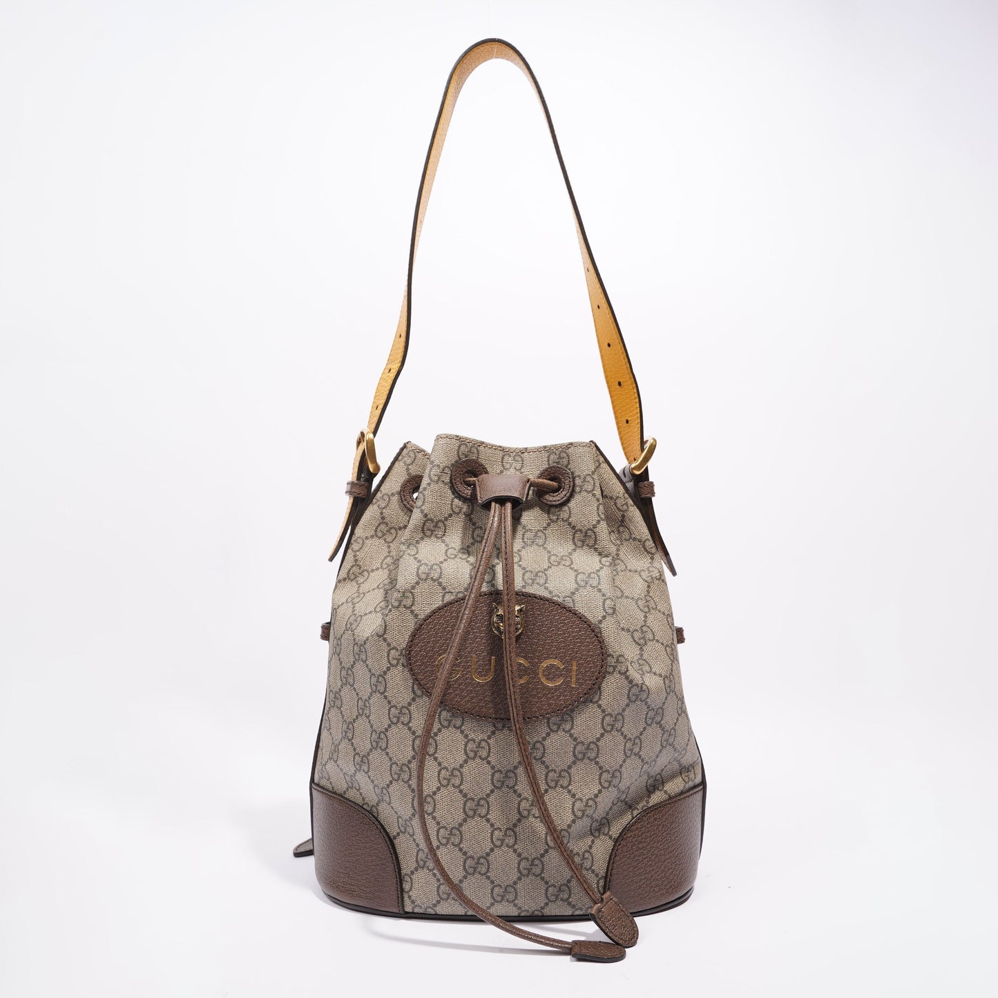 Gucci Neo Vintage Bucket Brown Canvas / Leather