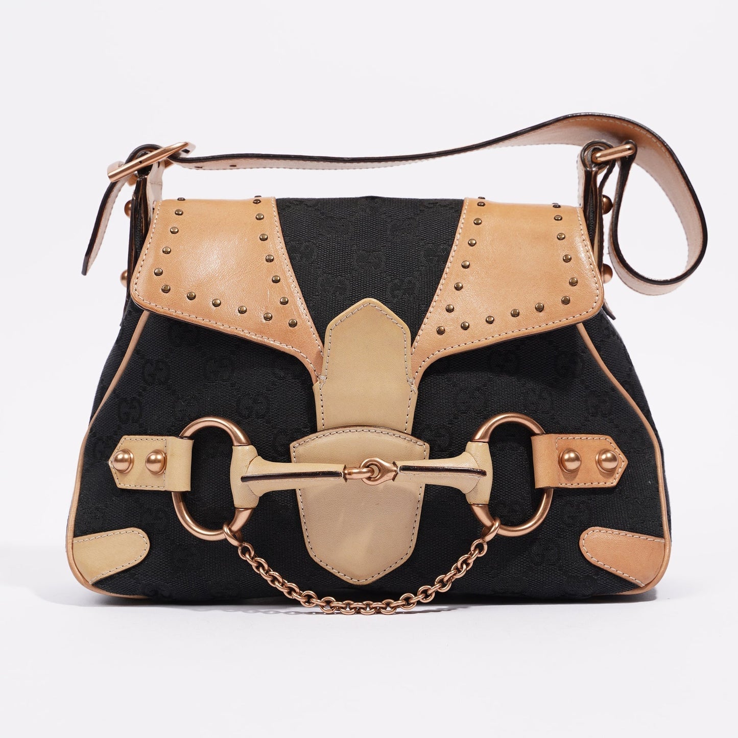 Gucci Womens Vintage Sac A Main Black / Brown